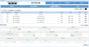 초중종물 검사결과등록