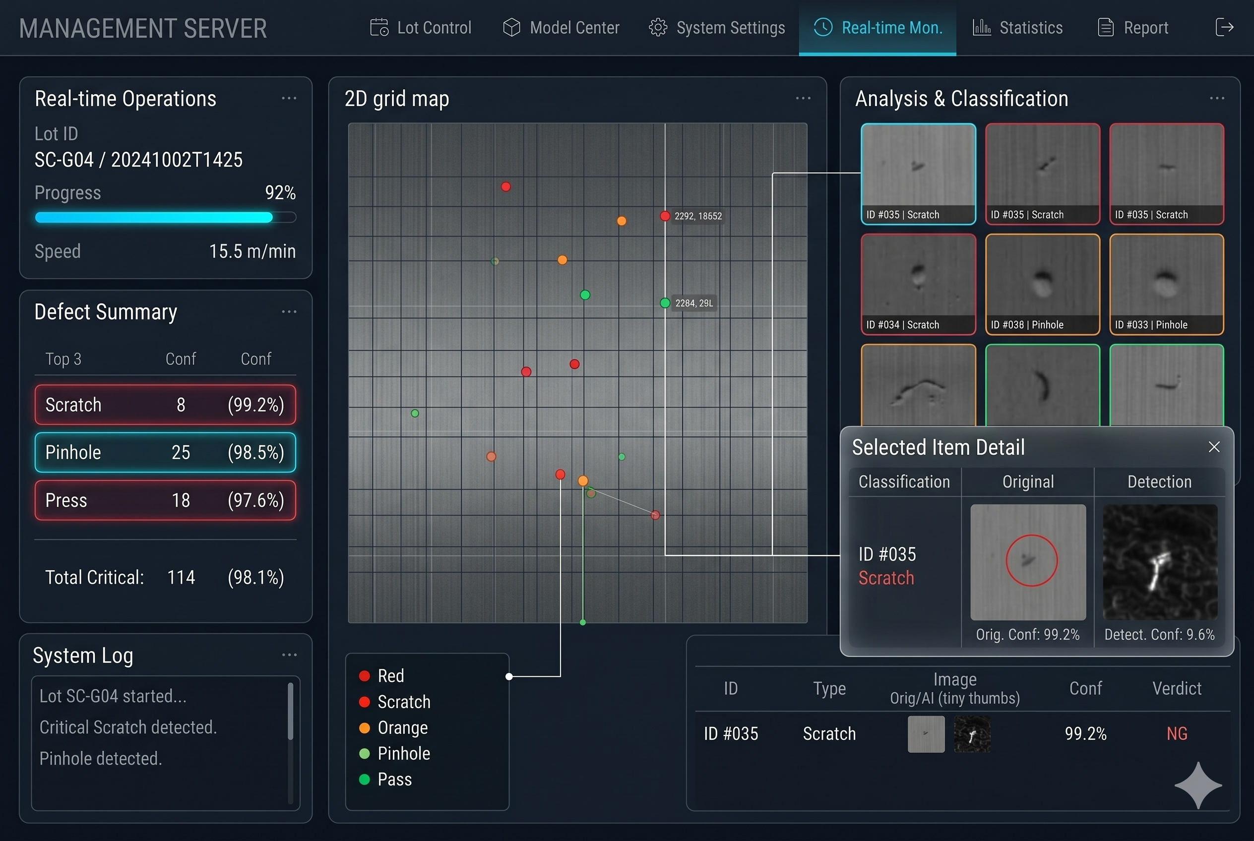 AI가 결함 유형을 자동 분류하는 개념 이미지